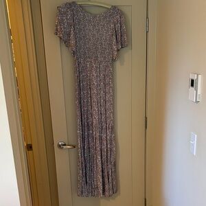 Floral Print Maxi Dress